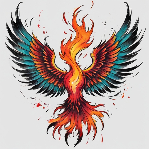 Soul’s Firestorm of the Phoenix’s Wings Tattoo idea