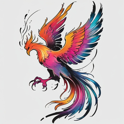 Whispering Phoenix Tattoo idea