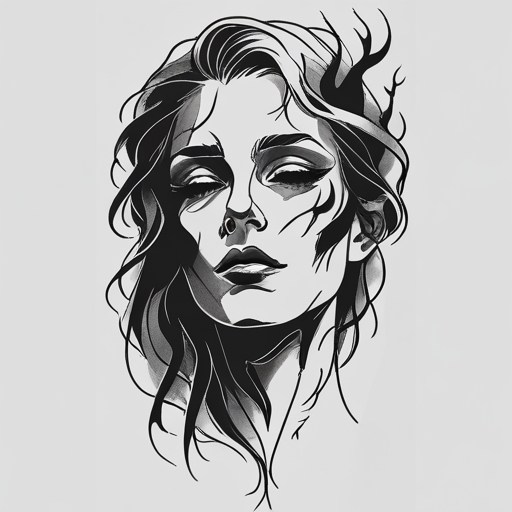 Whispers of Eternal Shadows Tattoo idea