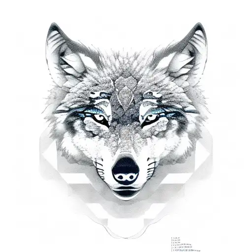 Wolf And Tiger Nose To Nose Gently