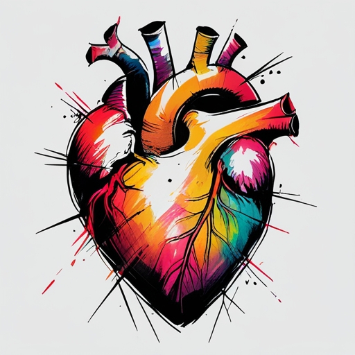 Radiant Heart Tattoo idea