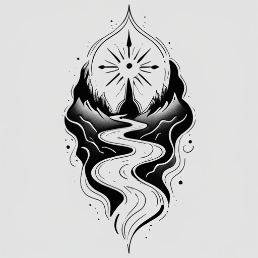 Soul’s Awakening Path Tattoo idea