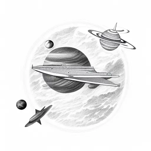 Planets Forming Airplane