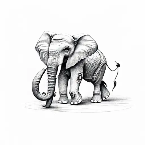 Elephant And Owl Mix On Ring