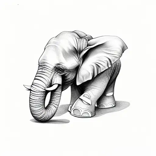 Ring Made Of Wale And Elephant