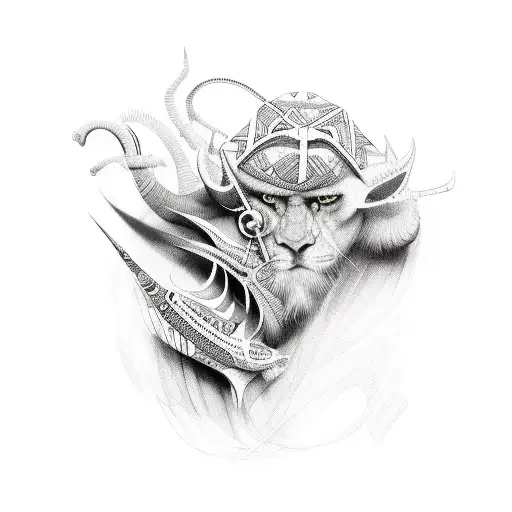 Nigerian And Scottish Tribal Inspired