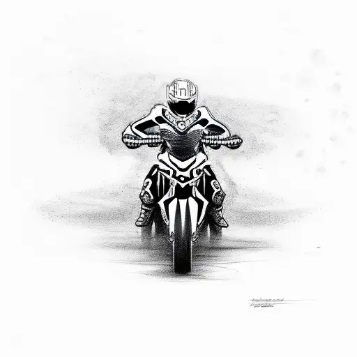 Ducati Hypermotard 1100 With A Female Rider