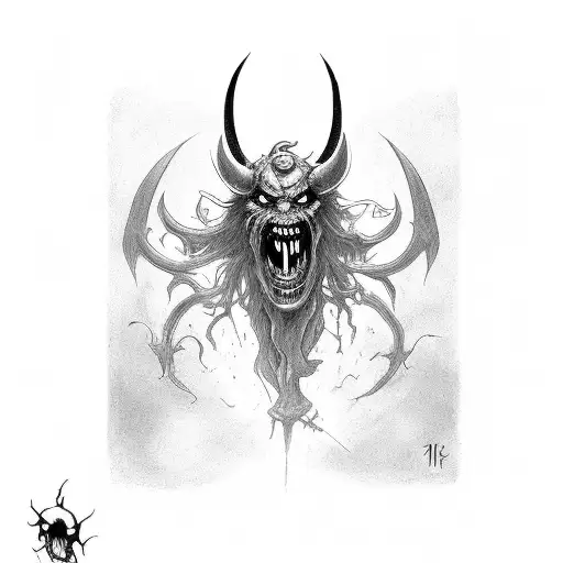 Scary Devil With A Height Of 10Cm