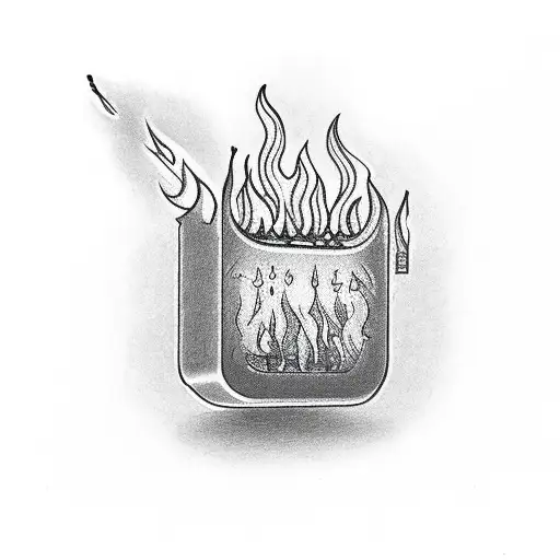 A Match Box With Tsxt On It Light My Fire