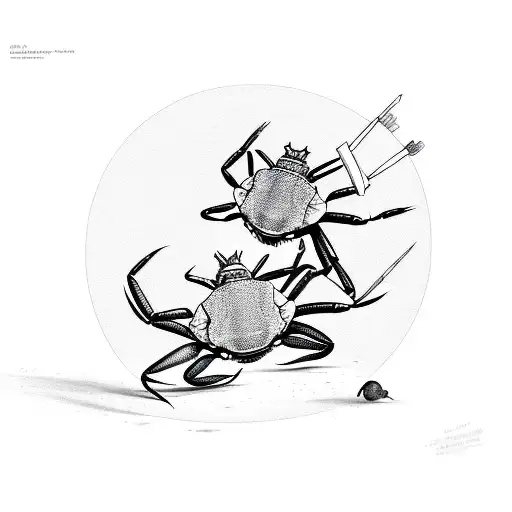 Two Crabs In A Circle
