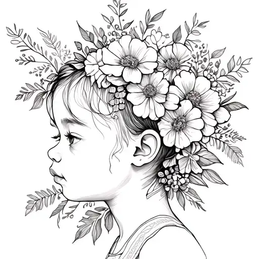 Baby Profile And Florals