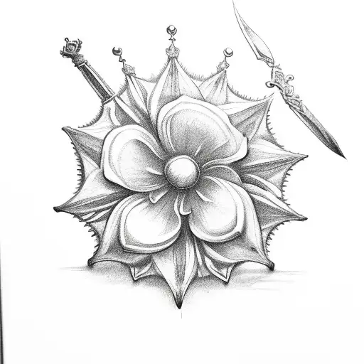 Crown Sword Flower Anton