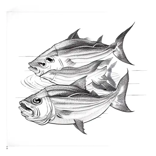 Bigger Fish Eats Little Fish That Eats More Little Fish That Eats Much More Little Fish In Circle