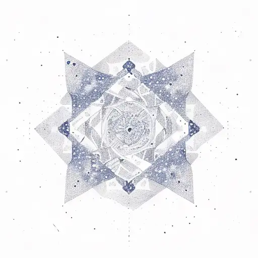 A Music Waveform With A Constellation Of Stars Inside