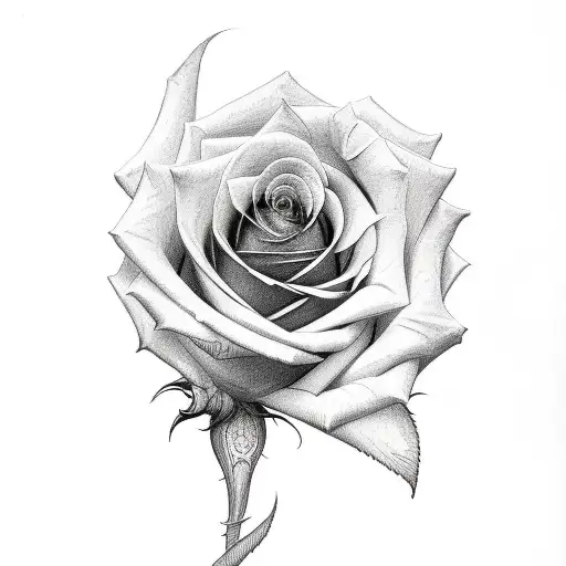 Rose With Letter G In Middle