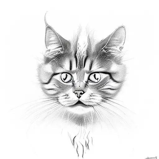 Demonic Cat Angry Evil