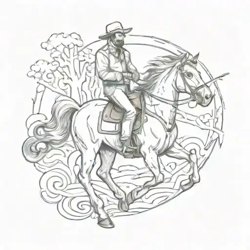 Pitchman With A Horse