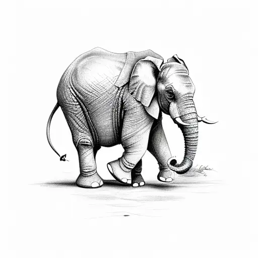 Elephant On A Unicycle