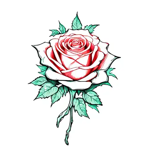 Time Rose And Money Symbols Incorporated