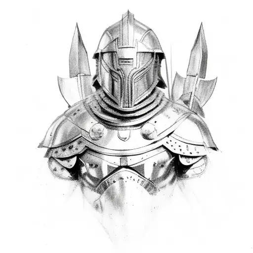 Human Soul Dressed In Spartan Armor