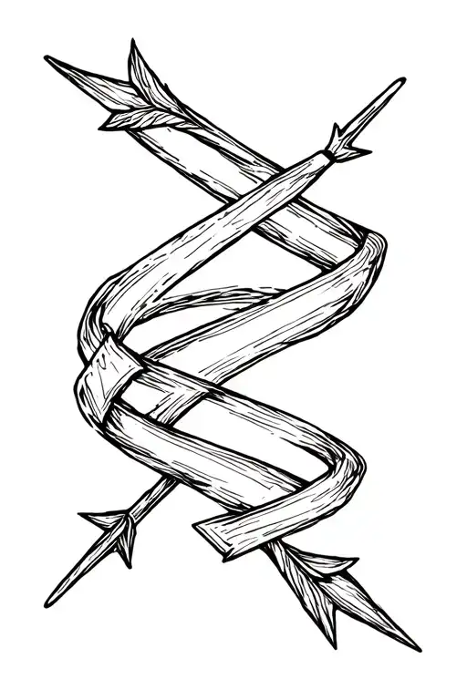 Arrow Twisted In The Middle