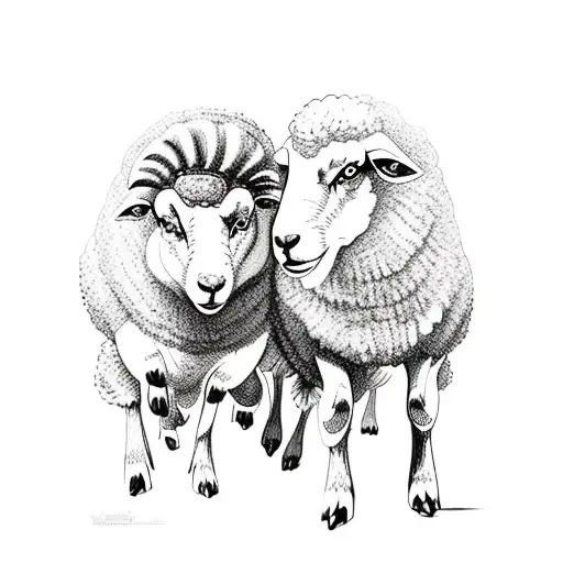 Sheep Fight With Wolf