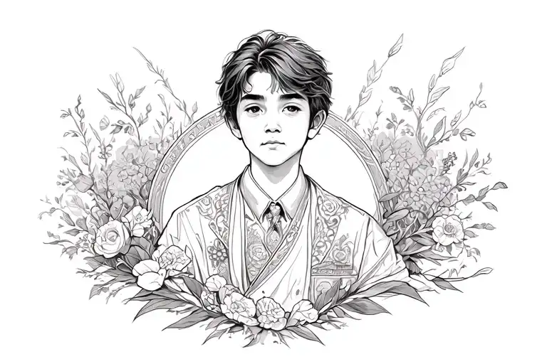 Traditional Style Old-school Art For My Son