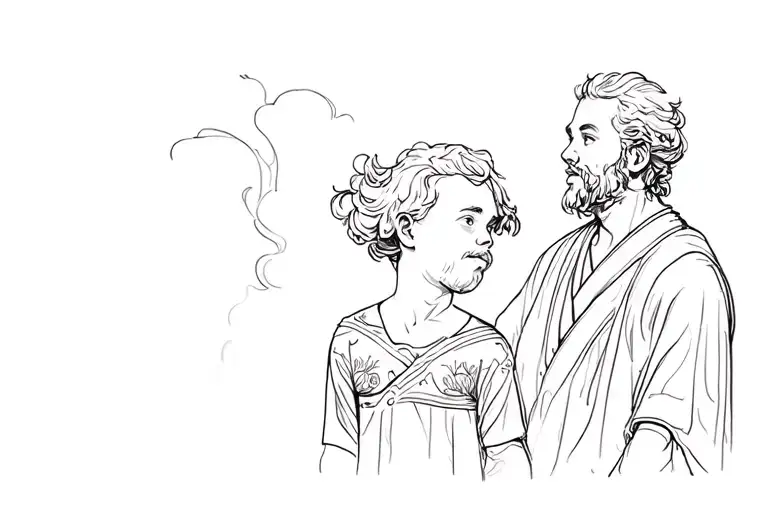 Father And Son Traditional Style