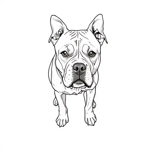 A Pit Bull Terrier