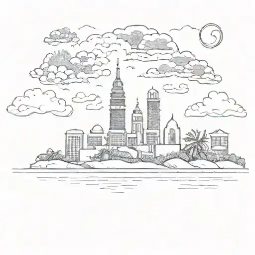 Sri Lanka Nature And Doha Skyline