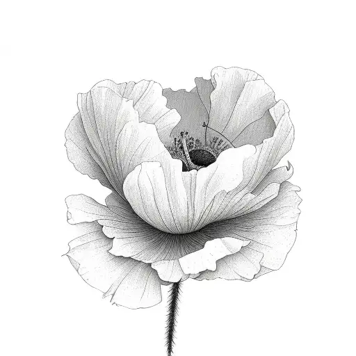 Poppy And Lily Flower Bouquet