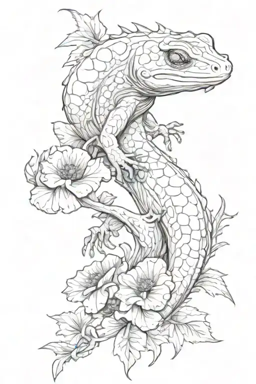 Salamander Full Of Poppy