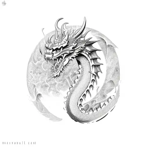 Gold Hell Dragon