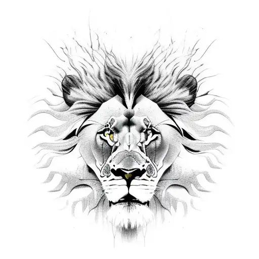 Lion Wings Tree Scars Time