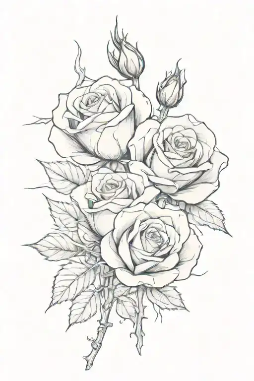 One Broke Rose Which Is Held Up Tied To Another One With Tape