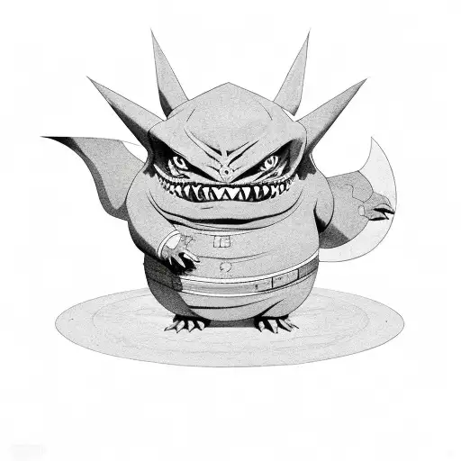 Gengar Evolution Line Concentric