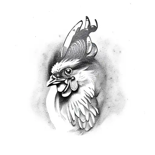 Rooster With Brass Knuckles