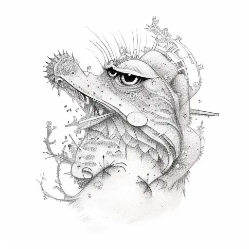 A Group Of Small Drawings Formed Into A Beautiful Overall Picture