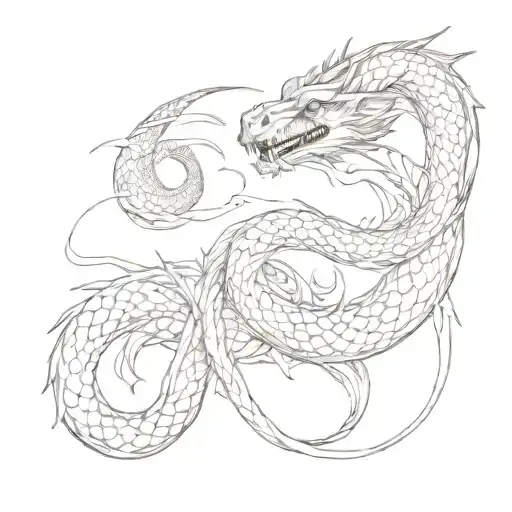 Dragon And Snake