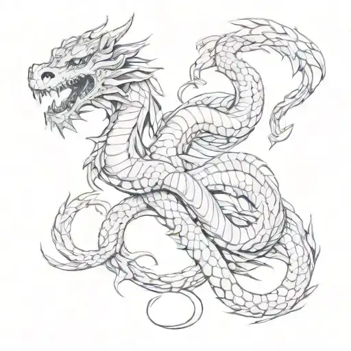 Dragon And Snake Sleeve