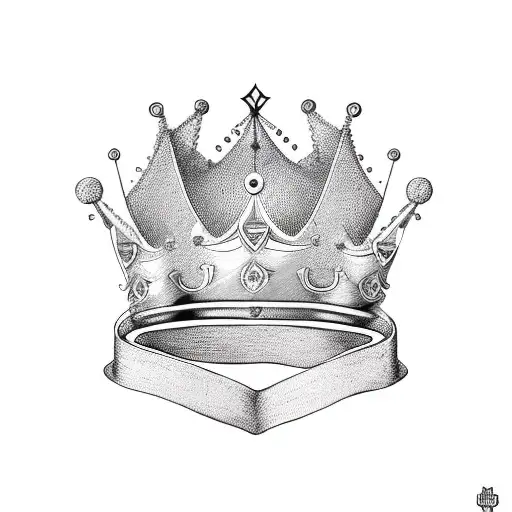 Queen's Crown With Chains