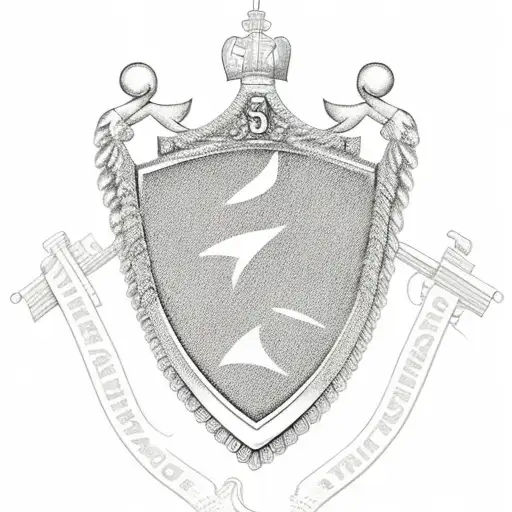 A Police Badge With Elements Of Brazilian And American Culture Incorporated Into The Design