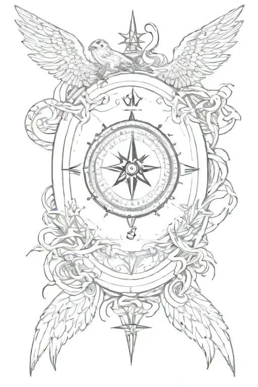 Just Hawk Neck And Compass