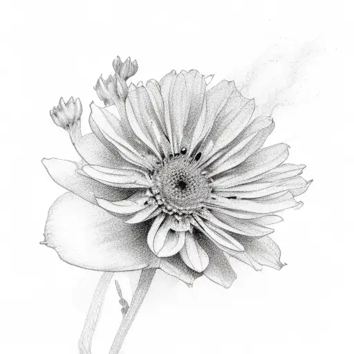 September Birth Flower Elowyn Kay Stem