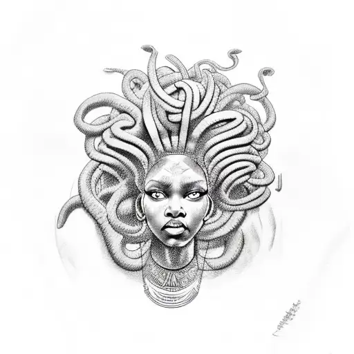 Afrocentric Medusa
