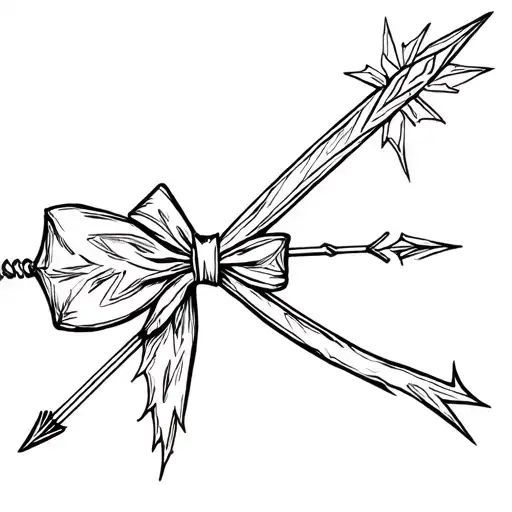 Sparkley Bow And Arrow