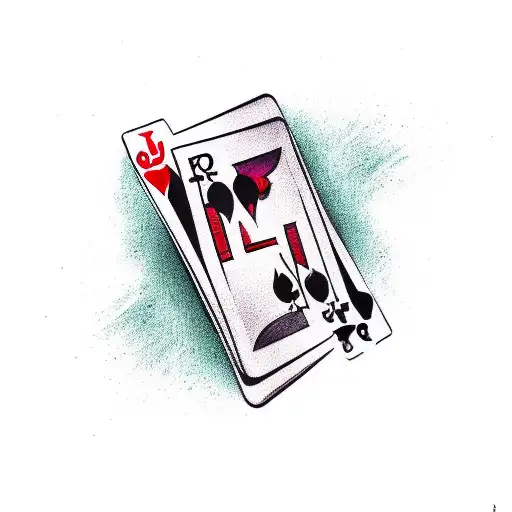 Simple Joker Cards Logo With Color