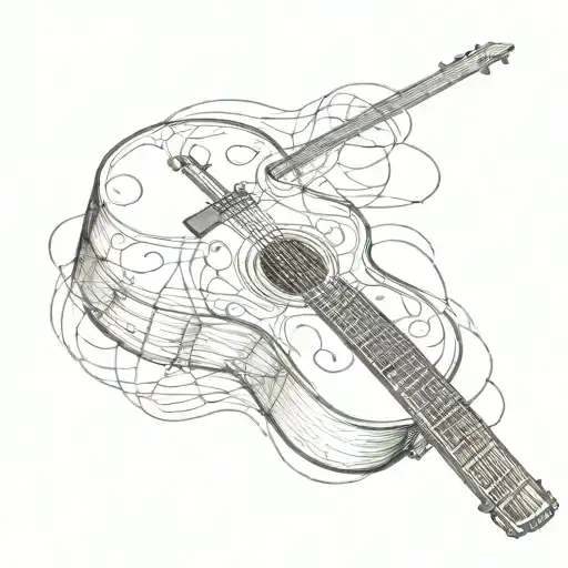 Acoustic Guitar Strings Into Signature