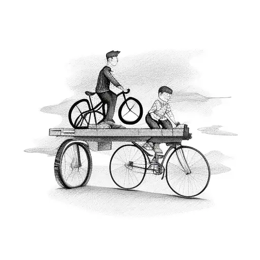 Bicycle Ride Father & Son