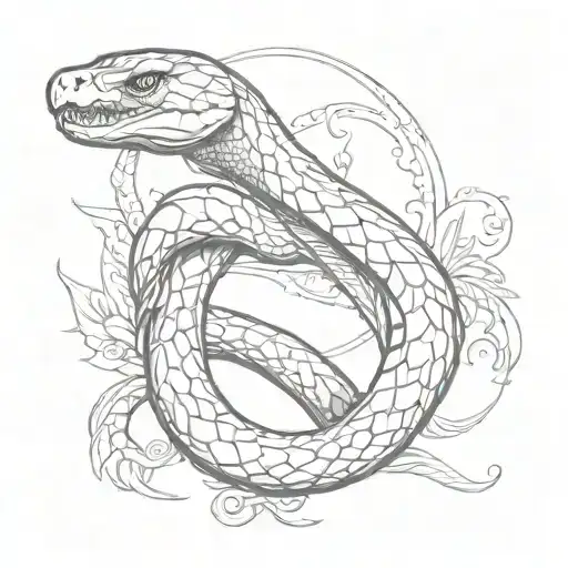 Snake And Dagger
